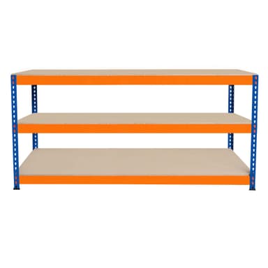 Arbetsbänk S-Rax med 3 nivåer - 180cm x 60cm x 90cm