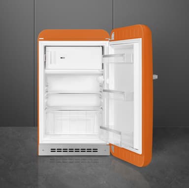 Smeg 50's Style Kylskåp med frysfack FAB10ROR6 (orange)