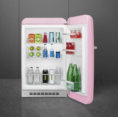 Smeg 50's Style Kylskåp FAB10HRPK6 (rosa)