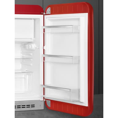 Smeg 50's Style Kylskåp med frysfack FAB10RRD6 (röd)