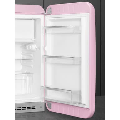 Smeg 50's Style Kylskåp med frysfack FAB10RPK6 (rosa)