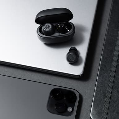 JLab Go Pop ANC true wireless in-ear hörlurar (svart)