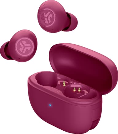 JLab Go Pop ANC true wireless in-ear hörlurar (fuschia)