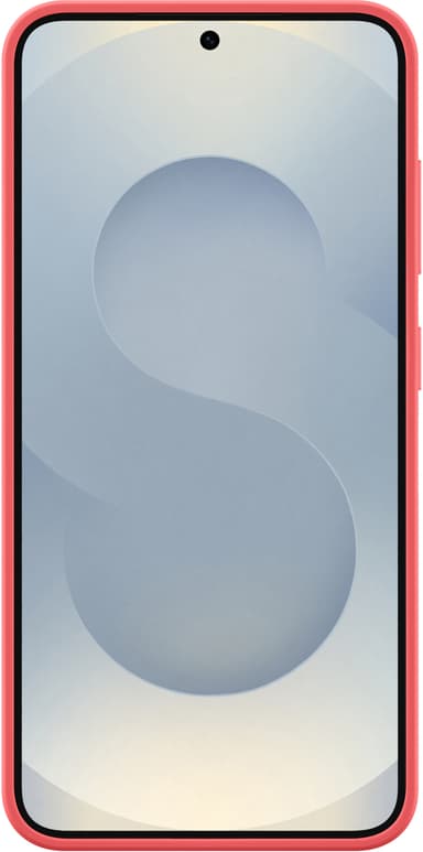 Samsung Galaxy S25 Silicone fodral (rött)