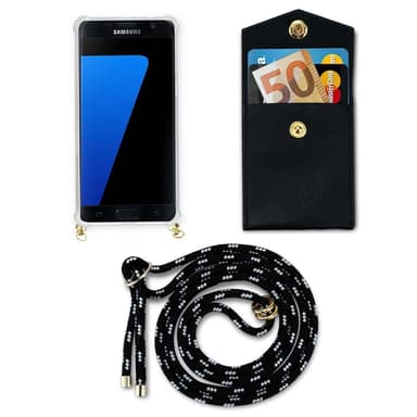 Samsung Galaxy S7 Skal Fodral Kedja (Svart)