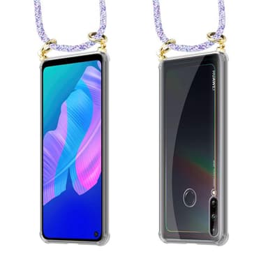 Huawei P40 LITE E Skal Fodral Kedja (Lila)