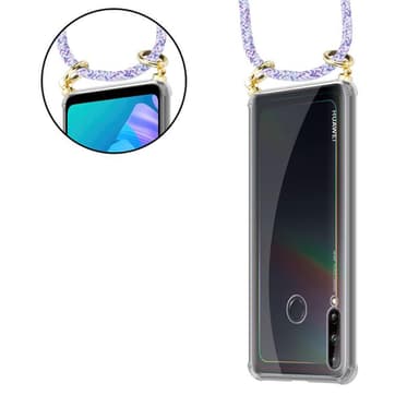 Huawei P40 LITE E Skal Fodral Kedja (Lila)