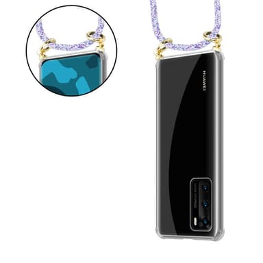 Huawei P40 Skal Fodral Kedja (Lila)