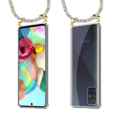 Samsung Galaxy A51 5G Skal Fodral Kedja (Gul)