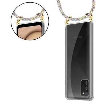 Samsung Galaxy A02s Skal Fodral Kedja (Gul)