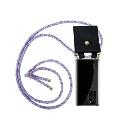 Huawei P40 Skal Fodral Kedja (Lila)