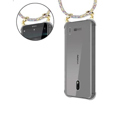 Nokia 2.2 Skal Fodral Kedja (Gul)