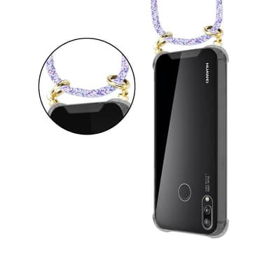 Huawei P20 LITE 2018 / NOVA 3E Skal Fodral Kedja (Lila)