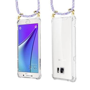 Samsung Galaxy NOTE 5 Skal Fodral Kedja (Lila)