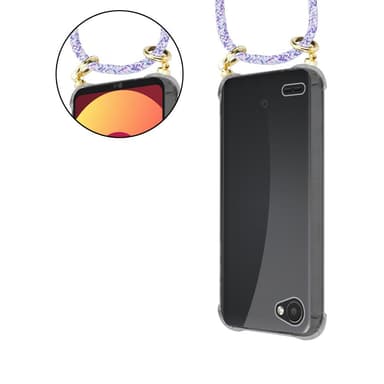 LG Q6 / G6 MINI Skal Fodral Kedja (Lila)