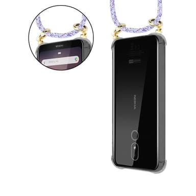 Nokia 3.2 Skal Fodral Kedja (Lila)