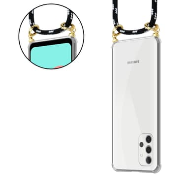 Samsung Galaxy A32 4G Skal Fodral Kedja (Svart)