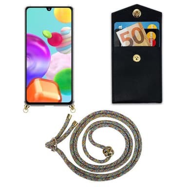 Samsung Galaxy A41 Skal Fodral Kedja (Gul)