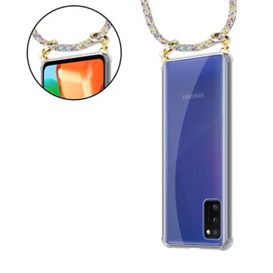 Samsung Galaxy A41 Skal Fodral Kedja (Gul)