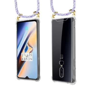 OnePlus 6 Skal Fodral Kedja (Lila)