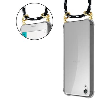 Sony Xperia X Skal Fodral Kedja (Svart)
