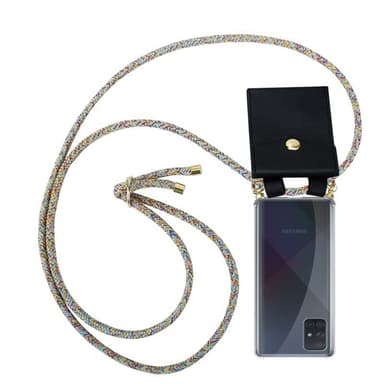 Samsung Galaxy A71 5G Skal Fodral Kedja (Gul)
