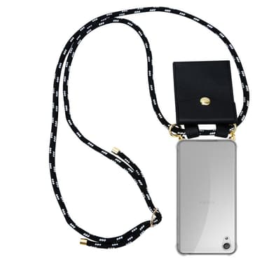 Sony Xperia X Skal Fodral Kedja (Svart)