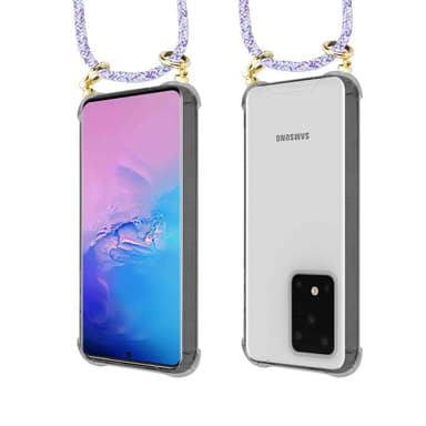 Samsung Galaxy S20 ULTRA Skal Fodral Kedja (Lila)