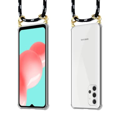 Samsung Galaxy A32 4G Skal Fodral Kedja (Svart)