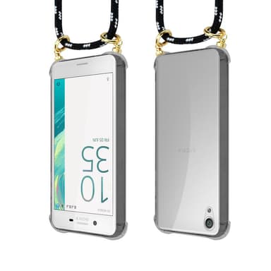 Sony Xperia X Skal Fodral Kedja (Svart)
