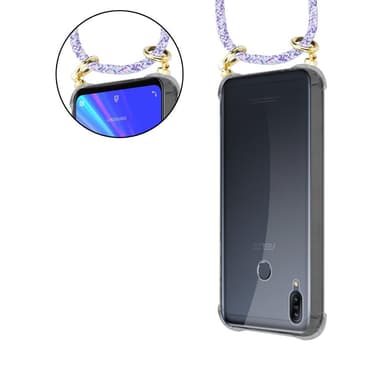 Asus ZenFone MAX M2 Skal Fodral Kedja (Lila)