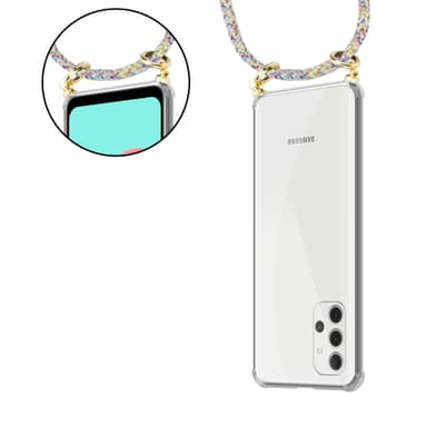 Samsung Galaxy A32 4G Skal Fodral Kedja (Gul)