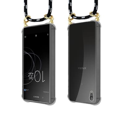 Sony Xperia XA1 ULTRA Skal Fodral Kedja (Svart)