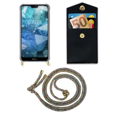 Nokia 7.1 Skal Fodral Kedja (Gul)