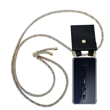 Nokia 7.1 Skal Fodral Kedja (Gul)