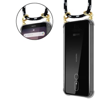 Nokia 3.2 Skal Fodral Kedja (Svart)