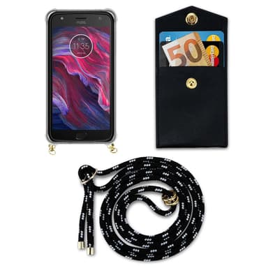 Motorola MOTO X4 Skal Fodral Kedja (Svart)