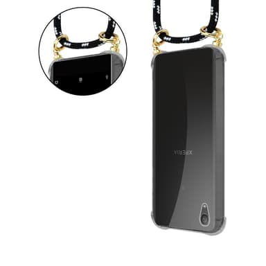 Sony Xperia XA1 ULTRA Skal Fodral Kedja (Svart)