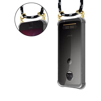 Motorola MOTO Z2 Skal Fodral Kedja (Svart)
