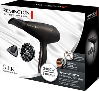 Remington Silk hårtork AC9095 (svart)