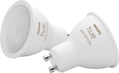 Philips Hue WAC glödlampa 4,2W GU10 ( 2 pack)