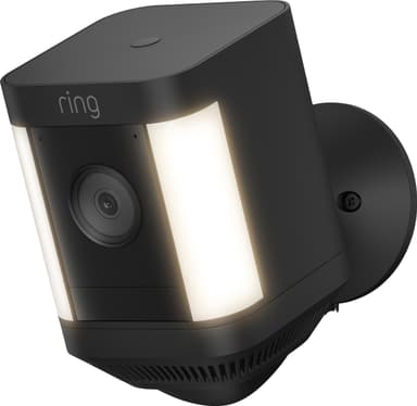 Ring Spotlight Cam Plus säkerhetskamera (svart/trådbunden)
