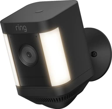 Ring Spotlight Cam Plus säkerhetskamera (svart/batteri)