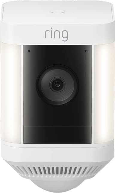 Ring Spotlight Cam Plus säkerhetskamera (vit/batteri)