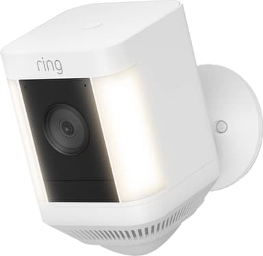 Ring Spotlight Cam Plus säkerhetskamera (vit/trådbunden)