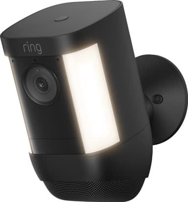 Ring Spotlight Cam Pro säkerhetskamera (svart/batteri)