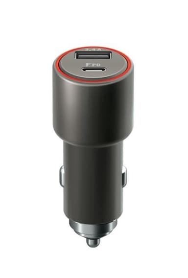 Billaddare med Quick Charge 3.0 - 1xUSB | 1xUSB-C, 30W