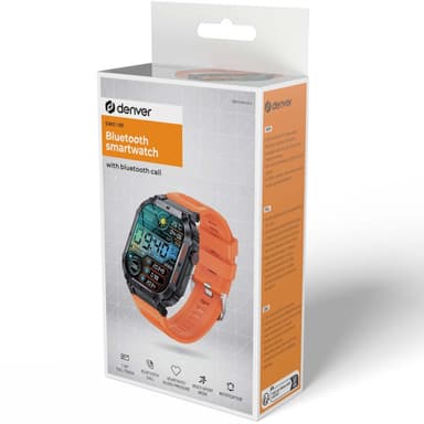 Denver SWC-191O Bluetooth SmartWatch with heartrate, blood pressure and blood oxygen sensor & call function