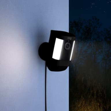 Ring Spotlight Cam Pro säkerhetskamera (svart/trådbunden)