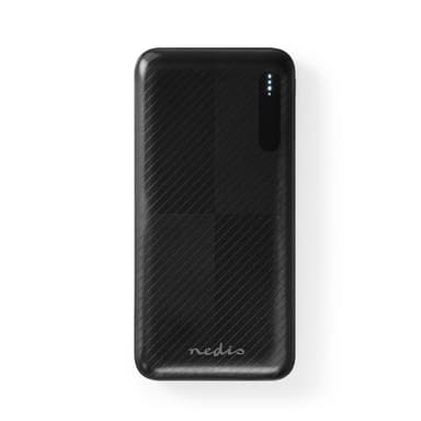 Nedis Powerbank | 10000 mAh | 1.5 / 2.0 / 3.0 A | Antal utgångar: 2 | Utgångsanslutning: 1x USB-A / 1x USB-Câ„¢ | Ingångsanslutning: 1x Micro USB / 1x USB-Câ„¢ | PD2.0 18W | Litium-polymer